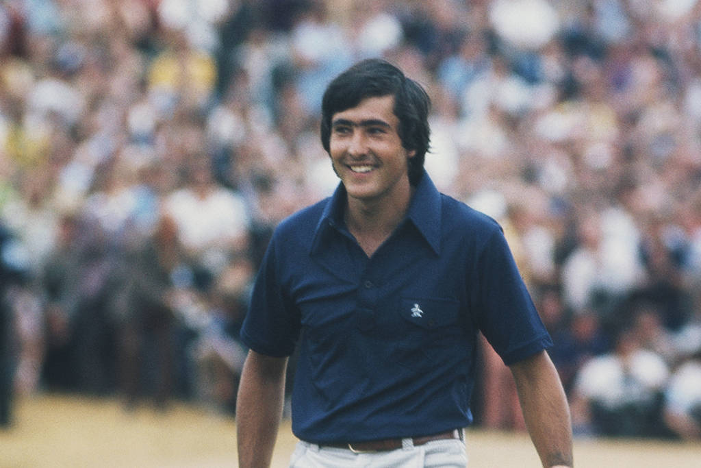 A smiling Seve Ballesteros at Royal Birkdale in 1976